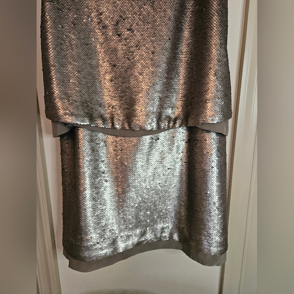 Banana Republic Sequin Mini Dress Size 4 - Picture 3 of 12